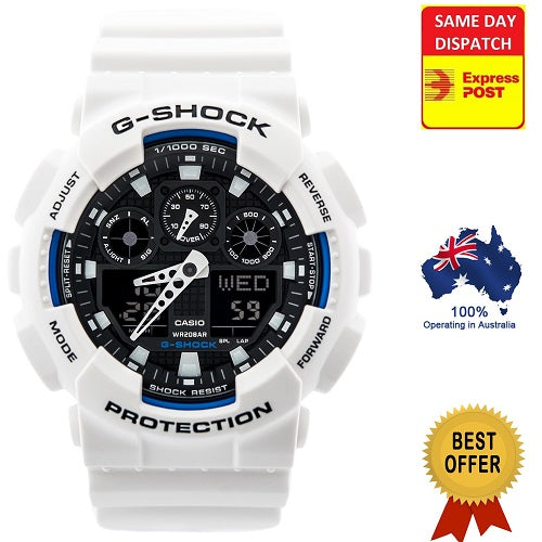 Casio G-Shock GA-100B-7A GA-100B-7ADR Mens Watch XL Series Free Express Post