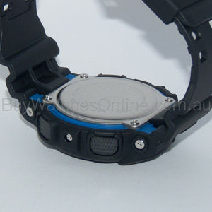 Casio G-Shock Analogue/Digital Mens Black/Blue XL Watch GA100-1A2 GA-100-1A2DR