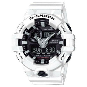 Casio G-Shock White Analogue/Digital Mens Sports Watch GA700-7A GA-700-7ADR